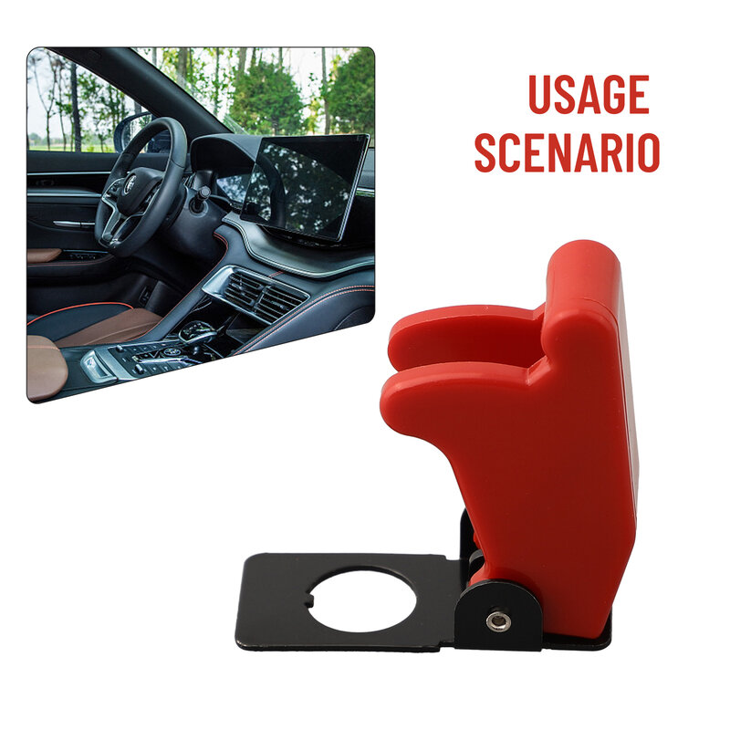 Toggle Switch Cover Toggle Switch Cover for Car Dashboard with SPST On/Off Switch and Airplane Missile Shrapnel