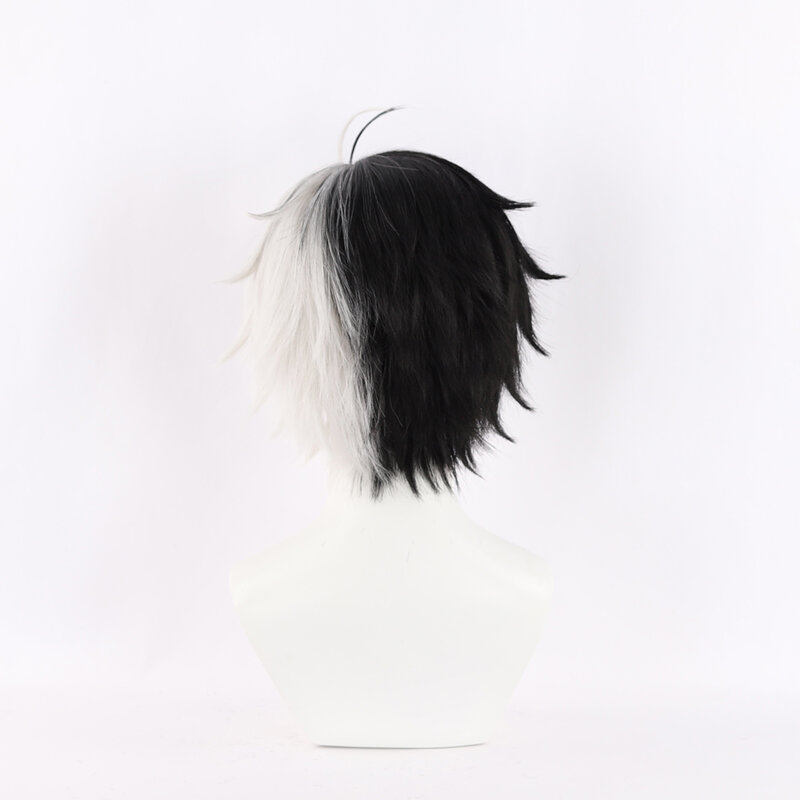 Anime WIND BREAKER Haruka Sakura parrucca Cosplay nero bianco capelli corti Styling parrucche sintetiche resistenti al calore Cap Halloween