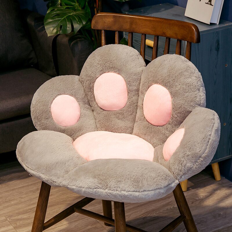70 * 60cmカワイイ猫の足ぬいぐるみかわいい柔らかい床クッション椅子ソファバットパッドホームルームデコレーションオフィス昼寝人形用