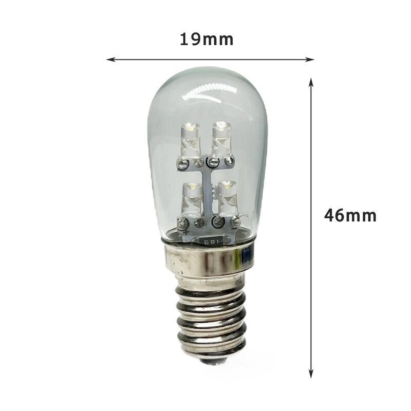 E12 Lamp Bead AC 110V 220V In-line Lamps Beads 1W LED Bulb Decorative Light Source Plastic PC Glass Cold / Warm White