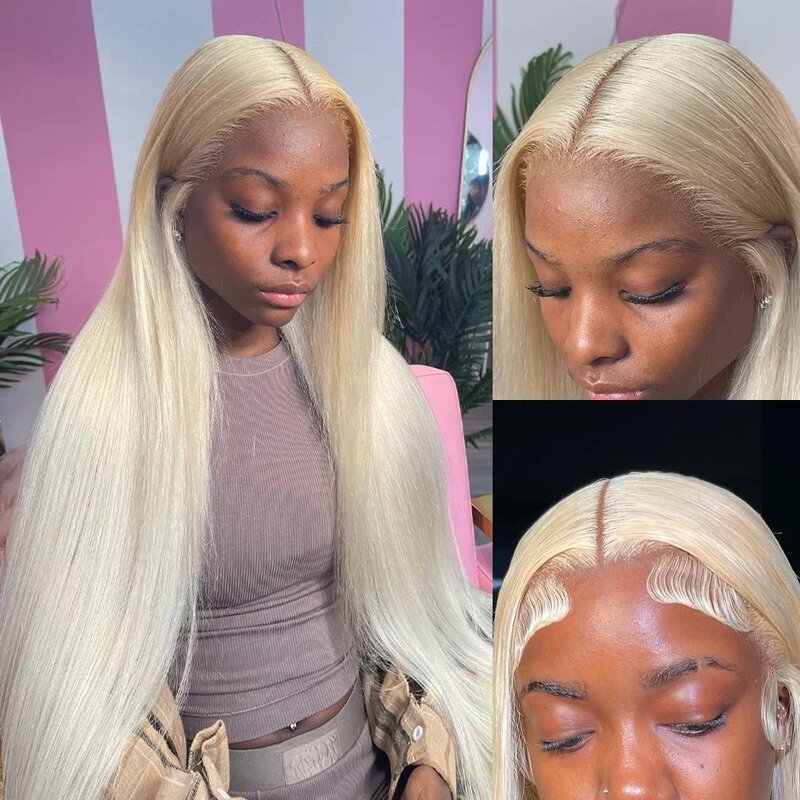 blonde lace front wig human hair 613 hd lace frontal wig 13x6 straight wigs for women choice cheap wigs on sale clearance