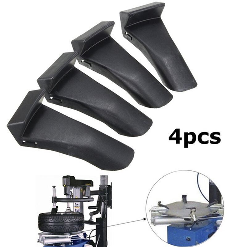 4 pçs inserções de plástico jaw braçadeira capa protetor de aro da roda guardas para o cambiador de pneus