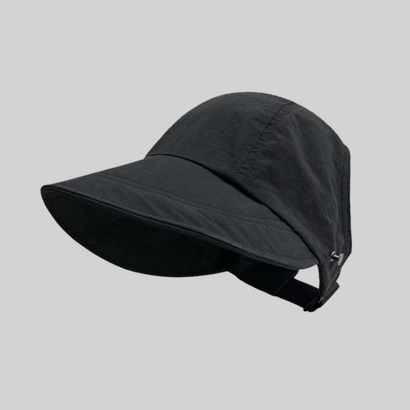 Women Ponytail Hat Wide Brim Sun Protection Hat with Ponytail Hole for Gardening Travel Anti-uv Lightweight Foldable for Women