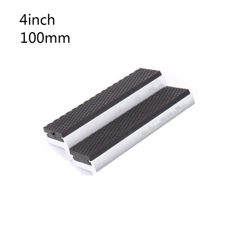 3-8inch Soft Vice Jaws Pads Vise Jaws With Strong Magnetic Covers Vice Jaw Protective Sleeve Aluminium Alloy Rubber Cover