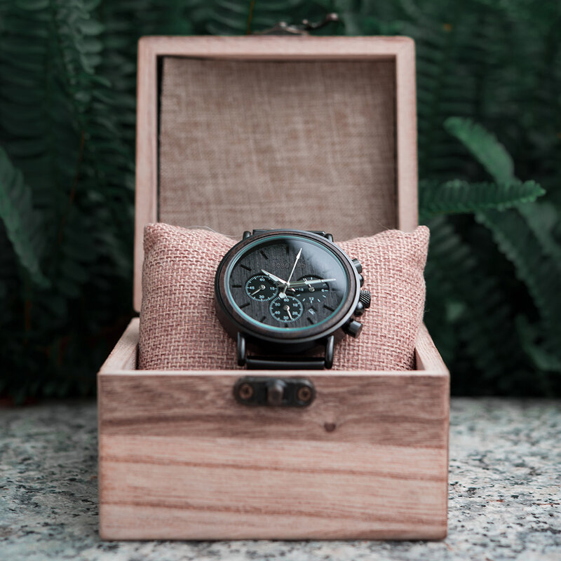 BOBO BIRD Wood Relógios, Presente personalizado dos padrinhos de casamento, Relógios de madeira gravados, Custom Best Man Obrigado presente para casamento