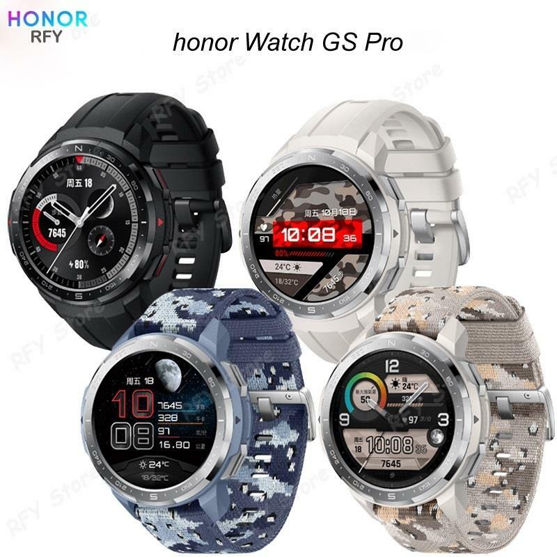 Honor-reloj inteligente deportivo GS Pro Original, dispositivo resistente al agua hasta 5atm, con control del ritmo cardíaco y oxígeno en sangre, batería de 25 días, llamadas por Bluetooth