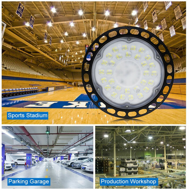 Ufo工業用照明100ワット150ワット200ワット温室ライトフラッドライト工場倉庫ledトンネル防水高湾ライト