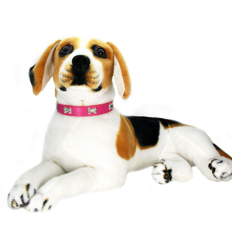 Collares duraderos de cuero de hueso para perros pequeños y grandes, accesorios para Chihuahua y gatos, cachorros y Pug