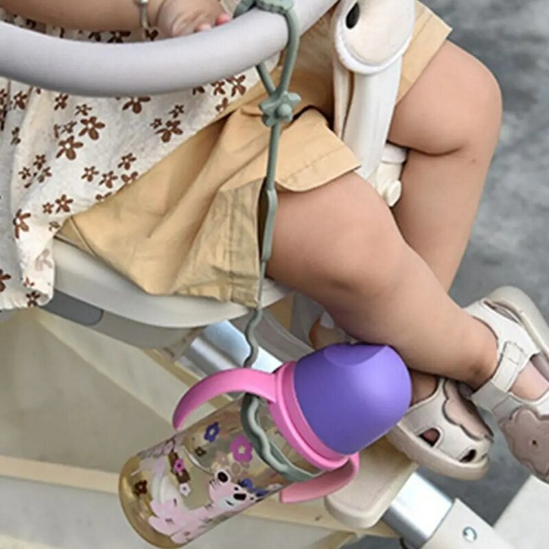 Cinturino a catena Anti-smarrimento in Silicone catena porta ciuccio regolabile Silicone massaggiagengive giocattoli cinghie accessori per passeggini