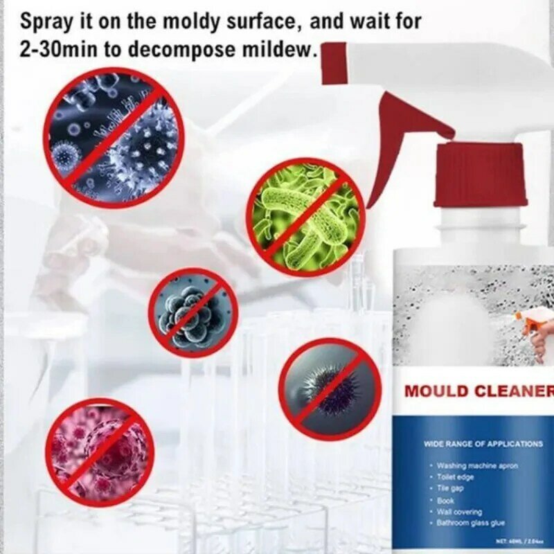 Mildew Household Cleaner Mildew Cleaner Foam Kitchen Bathroom Cleaning Spray Washing Machine Toilet Wall Joint Moldy Remover Hou