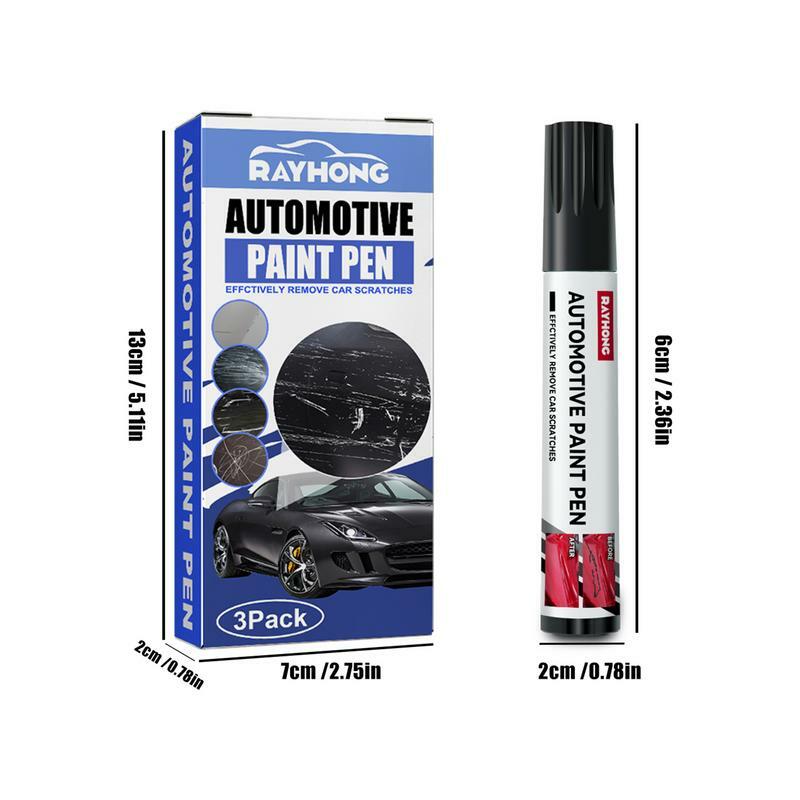 Paint Pen For Cars Portable Paint Pen For Vehicle Scratches Repairing Water-Resistant Car Paint Scratch Repair Pen Kit