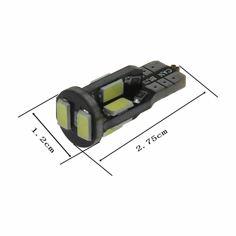 1x White Auto T10 W5W Interior (Map/Dome) Light 10 Emitters 5630 SMD LED 657 1250 1251 Z20243
