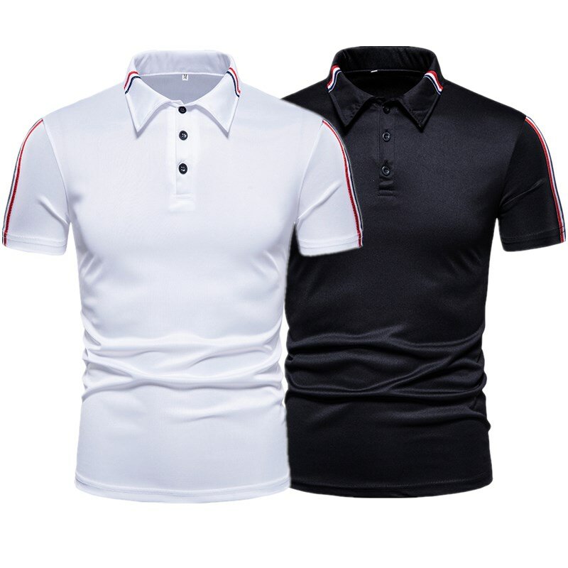 HDDHDHH Brand Print New Summer Men's Casual Short Sleeve Polo Shirts