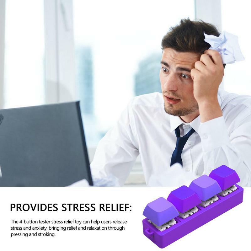 Mechanical Keyboards Switch Tester Sensory Toys Stress Reliever Measuring Tool Switch Shaft Sampler Stress Toy Birthday Gifts