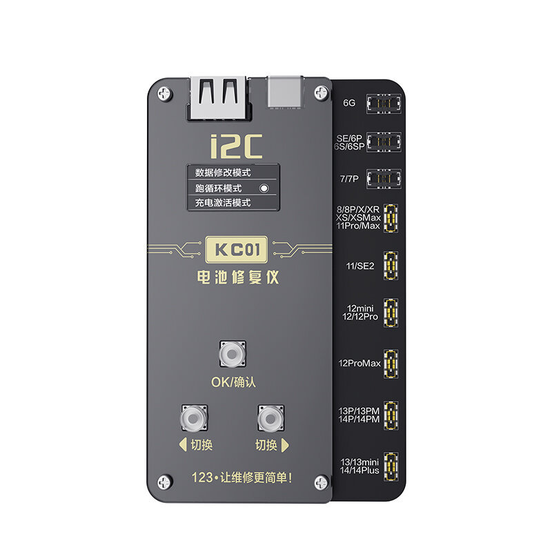 I2C Pin Sửa Chữa Lập Trình Viên Cho 11 12 Promax 13 13ProMax Pin Pop Ups Quả Phụ Sai Số Sức Khỏe Warnning Loại Bỏ