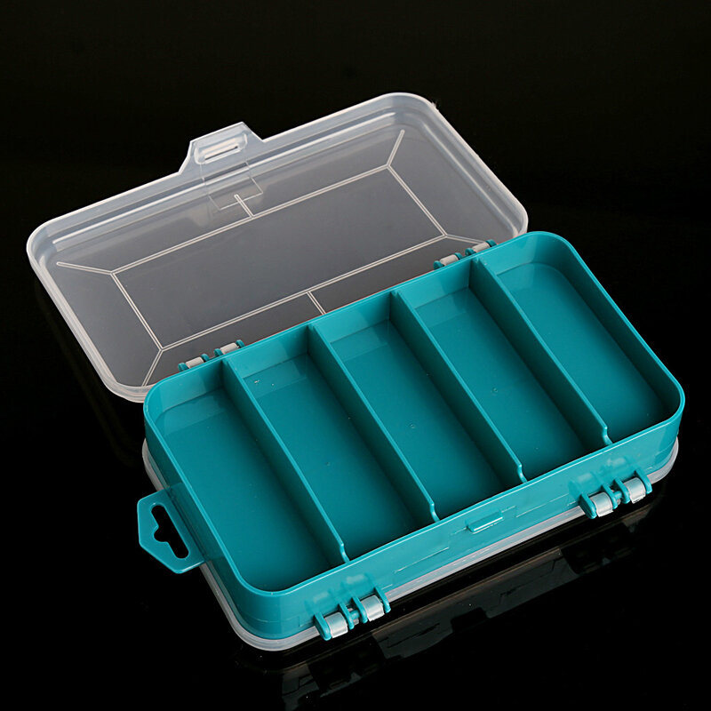 Ящик для инструментов Прозрачный двухсторонний многофункциональный инструмент для хранения пластикового корпуса f