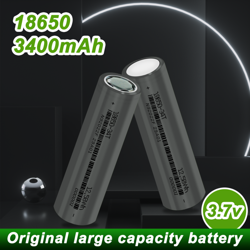 New18650 بطارية 3.7 فولت 3400 مللي أمبير 100% بطارية ليثيوم أصلية قابلة للشحن لمصباح يدوي مختلف الأجهزة الإلكترونية البطارية