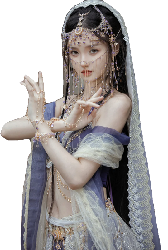 Vêtements chinois Han pour femmes, costume de danse d'été, style occidental Dai, éléments trempés, nouveau