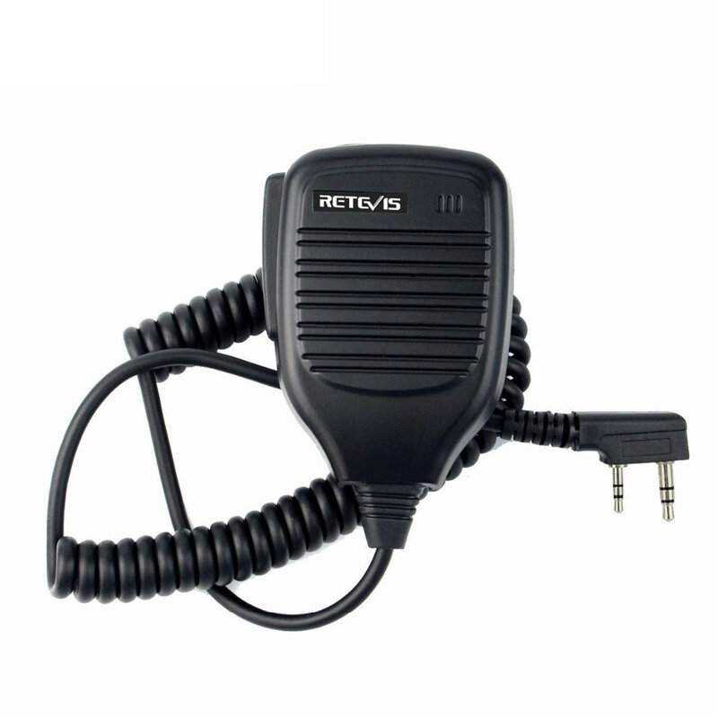 Retevis Handheld Speaker Microphone PTT MIC Tangent Accessories For Kenwood For Baofeng UV 5R Quansheng UV K5 Walkie Talkie H777