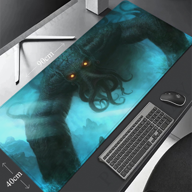 Large Anime Xxl Mouse Pad Behemoth of the Deep Gaming Accessories Mousepad Gamer Game Mats Deskmat Desk Mat Mause Office Pads Pc