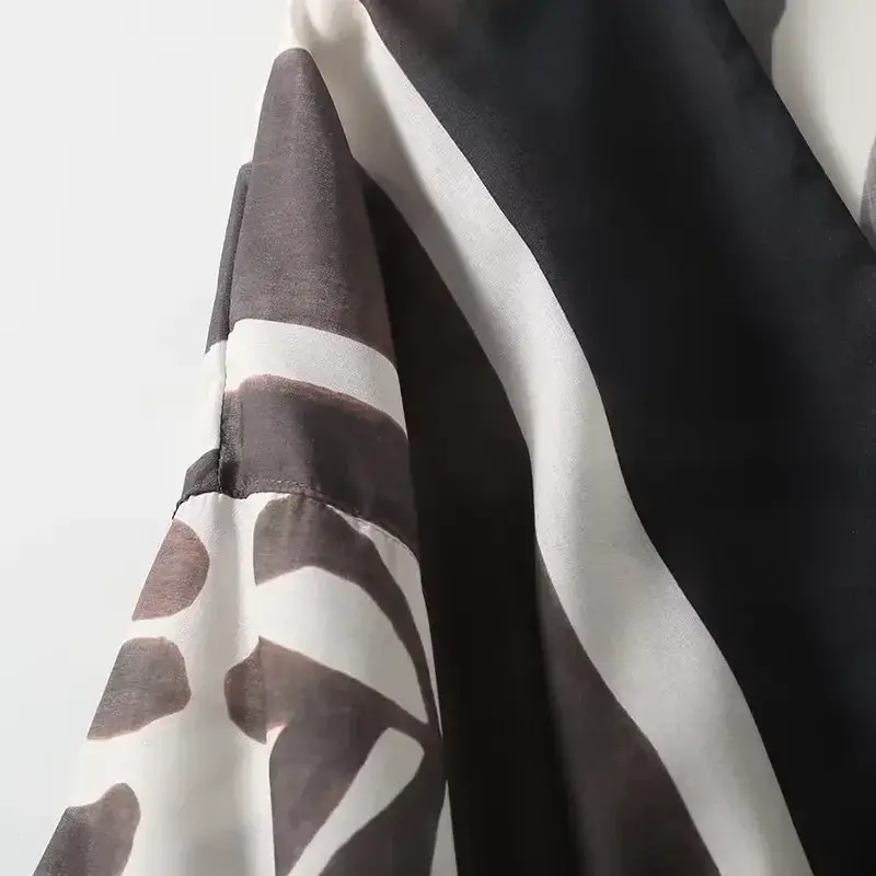 Blusa Retro de manga larga con cuello en V para mujer, Top elegante con tirantes cruzados, diseño de estilo nacional exquisito, moda 2023