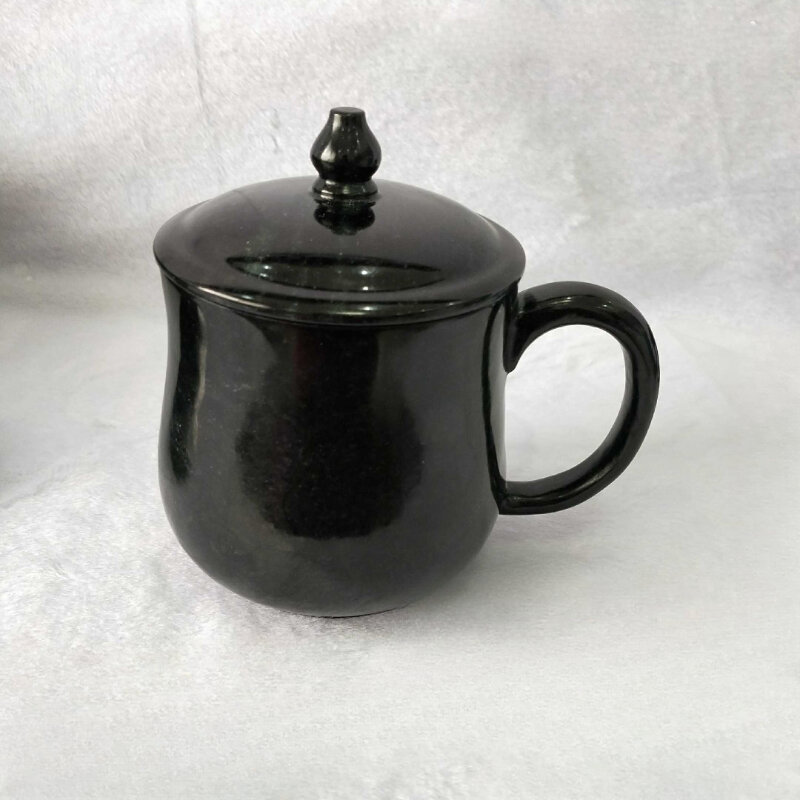 Jade Tea Cup Master Yao Wang Shi Cup Dark Jade Personal Special tazza di pietra di alta qualità