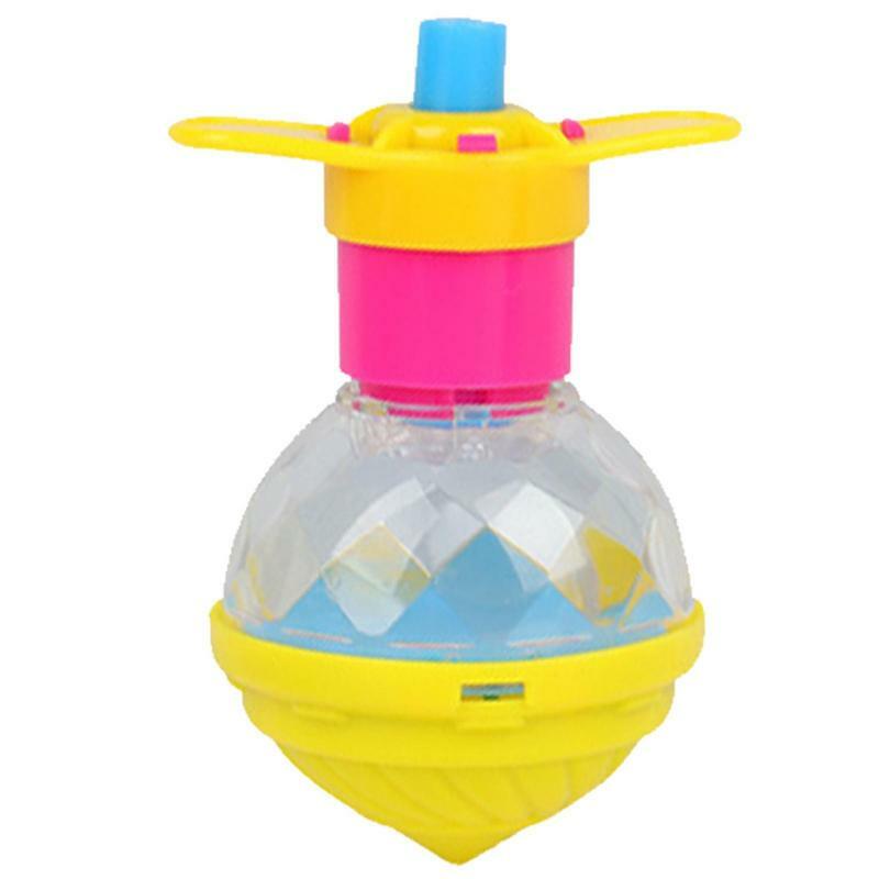 Świecące zabawki dla dzieci kolorowe oświetlenie Gyro Spinning zabawki Puzzle dekompresja dla dzieci chłopców i dziewcząt urodziny zabawki prezentowe