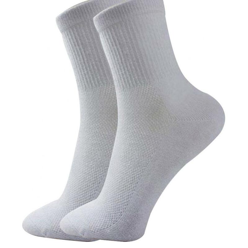 Calcetines de malla de algodón suave para hombre, medias deportivas atléticas, informales, para gimnasio, 1 par
