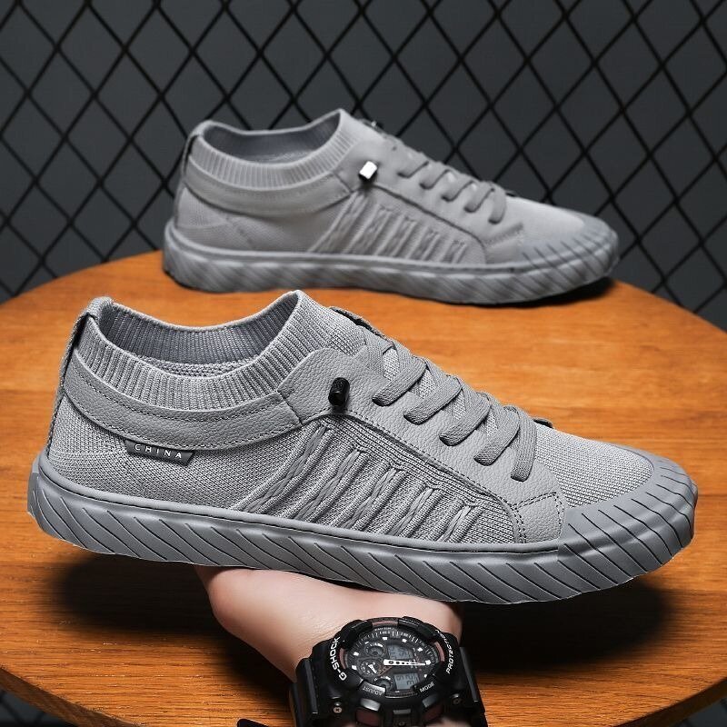 Fashion Vulcanized Shoes for Men Luxury Men's Casual Shoes Outdoor Walking Loafers Comfortable Flats Men Shoes Tenis Masculino