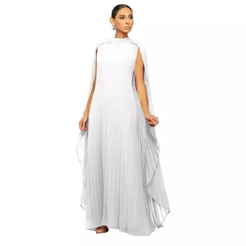 Dashiki abiti africani per le donne 2024 primavera moda o-collo manica lunga tinta unita lungo Maxi vestito vestiti africani donne
