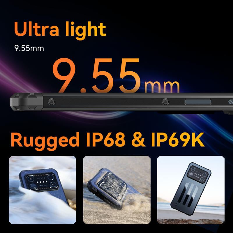 IIIF150-Ultra Máquina Termômetro Robusto, Ultra-fino, FHD, 120Hz, G99, Câmera 64MP, 8GB + 128GB, Visão Noturna de 20MP, 33W, 6,8"