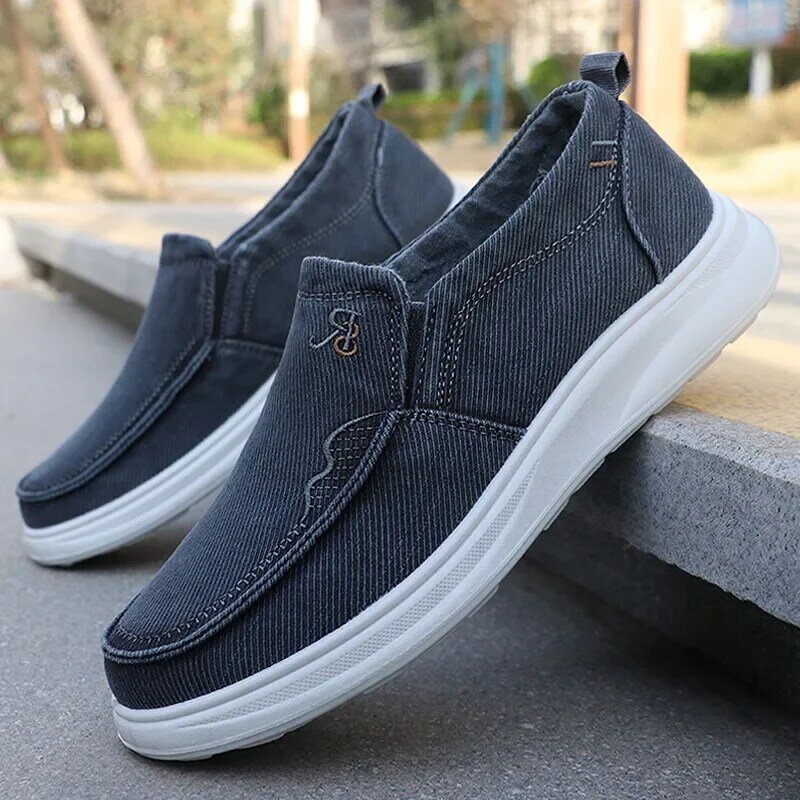 Canvas Spring New Leisure Sports Lightweight Single Shoes Old Beijing Cloth Shoes Anti slip Soft Sole Comfortable Shoes for Men