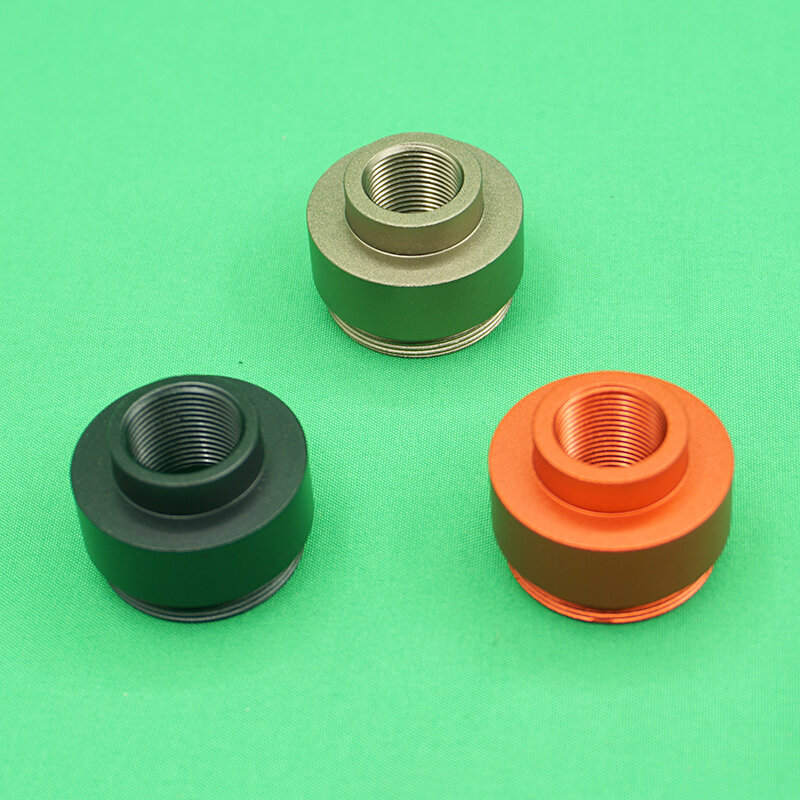 قفل توصيل معدني للأغطية الخلفية ، غطاء لولبي ، مناسب لـ 14 خيط يسار يمين ، 1-2 × 28 ، 5-8 × 24 غلق الخيط الأيمن