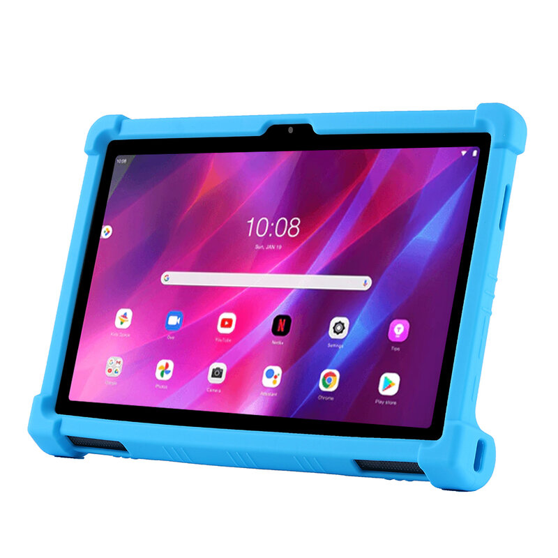 Funda de silicona a prueba de golpes para tableta Lenovo Yoga Tab 11, funda segura con soporte