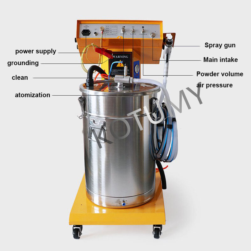 Machine de revêtement de poudre manuelle, odorde pulvérisation point proche, système de revêtement, pulvérisateur électrostatique