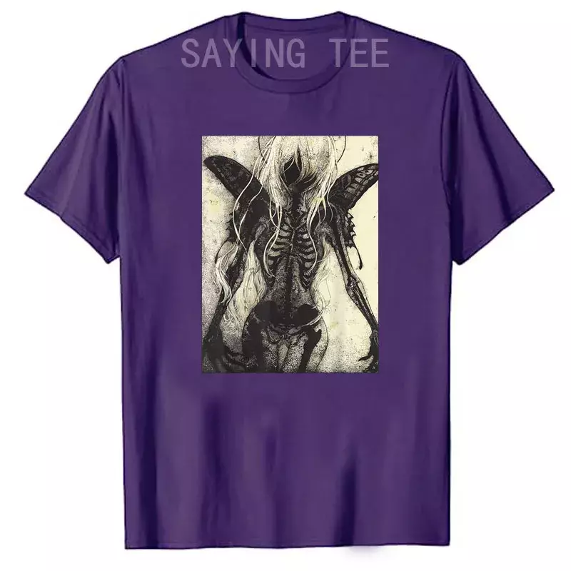 Donkere Kunst Grunge Goth Occulte Gothic Esthetisch Meisje Horror T-Shirt Halloween Kostuum Cadeau Damesmode Grafisch T-Shirt Coole Kleding