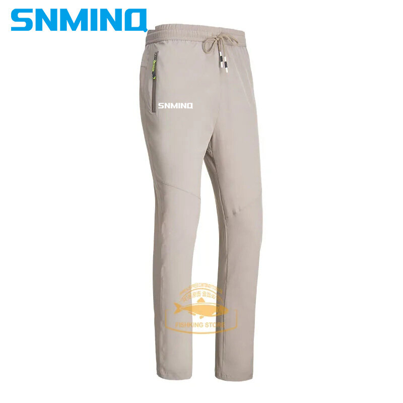 Летние дышащие штаны для рыбалки 2024, быстросохнущие эластичные мужские походные брюки, быстросохнущие спортивные тонкие брюки