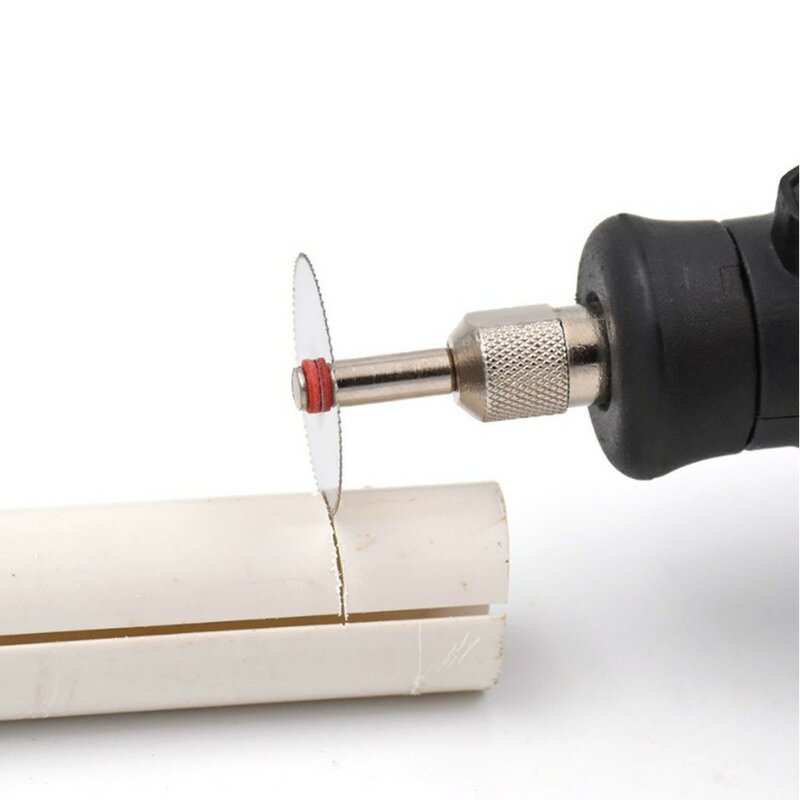 Gerinda listrik, aksesori DIY 10 buah set pisau pemotong baja anti karat tahan lama dengan diameter 16/18/22/25/32mm