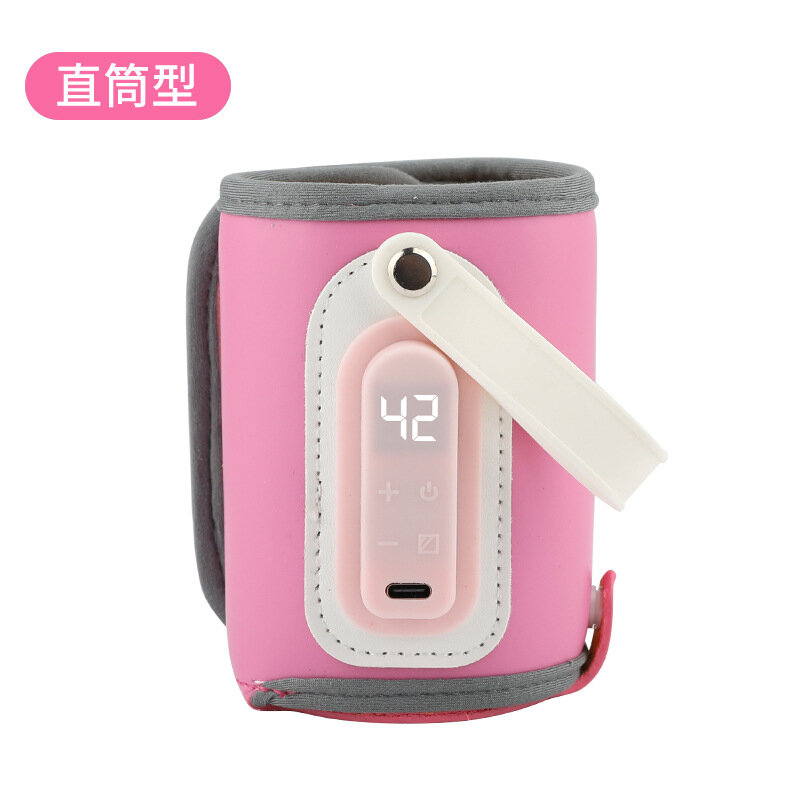 Calentador de leche portátil USB para bebé recién nacido, temperatura constante, alimentación de biberón