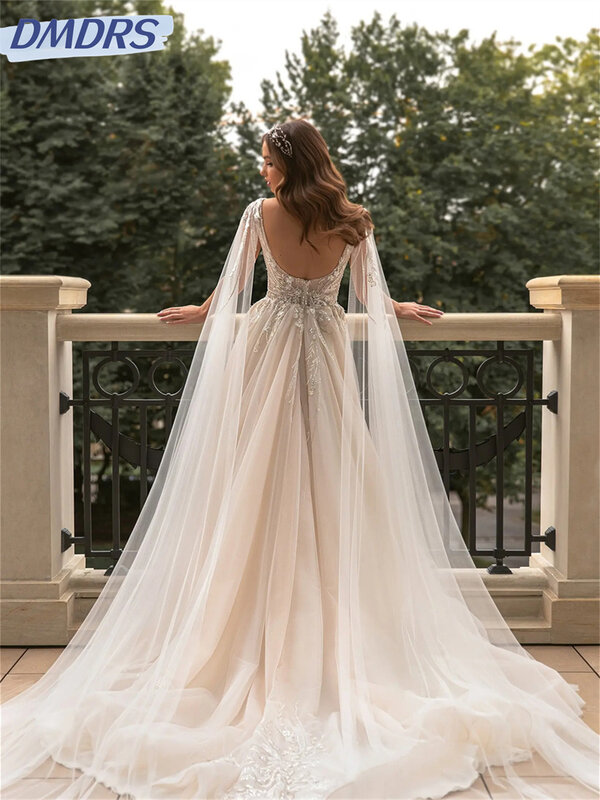 Женское свадебное платье It's yiiya, белое платье на бретельках с глубоким V-образным вырезом на лето 2024