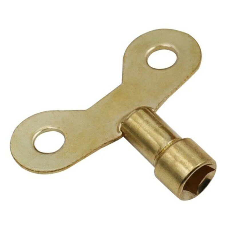 2pcs Bleed Key Square Socket Faucet Keys Water Tap Brass Radiator Special Lock Hole Plumbing Tools