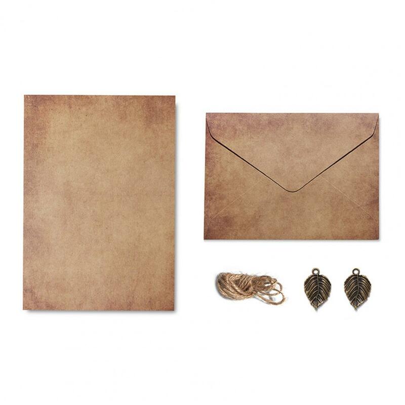 1 Set Letter Paper Vintage Padrão papel especial A5 manuscrita amor carta papelaria Envelope carta papel acessórios de escritório