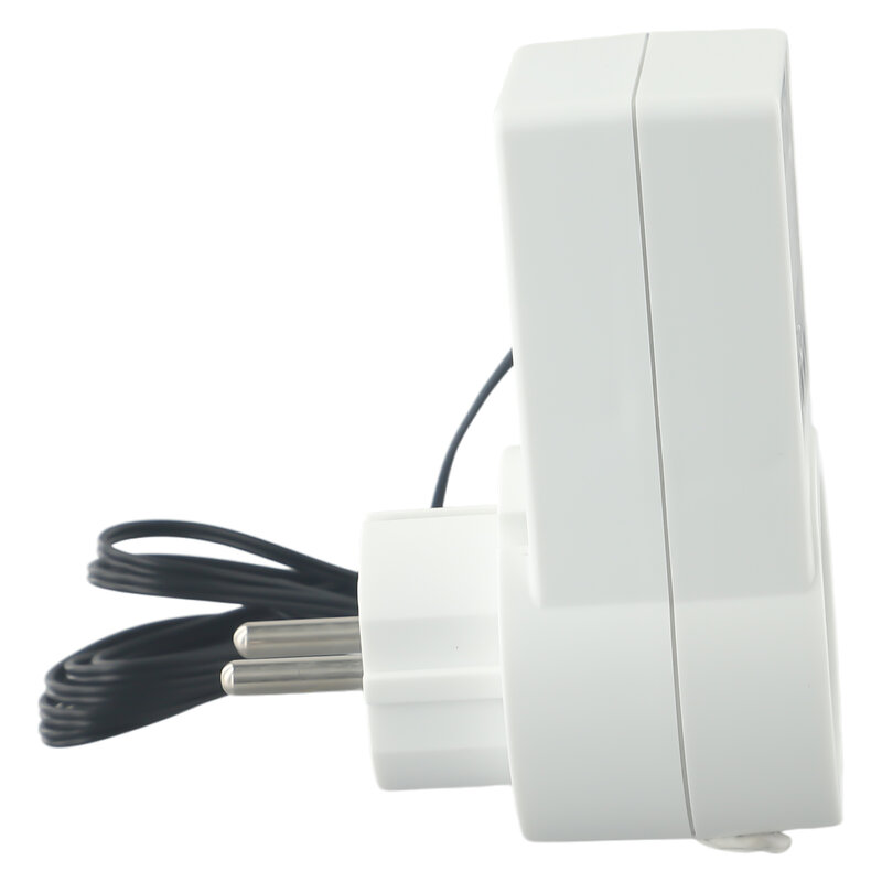 Przełącznik temperatury gniazda termostat cyfrowy EU Plug 100-240V AC do ogrzewania szklarni wyświetlacz LCD regulator temperatury