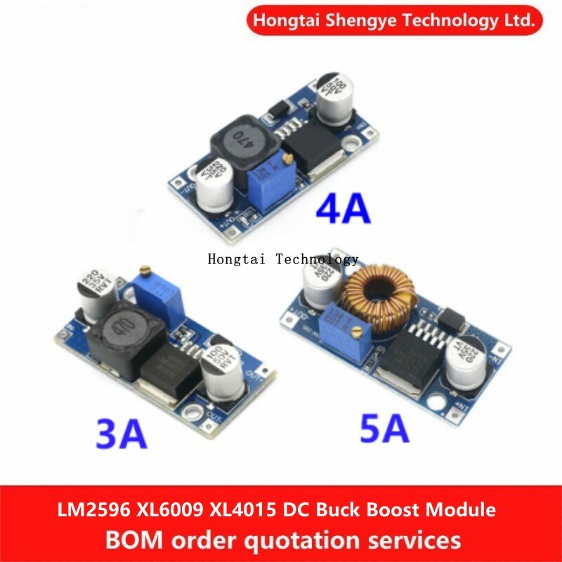 Adjustable DC To DC LM2596 XL6009 XL4015 Buck Boost Module 3A 4A 5A Step-down Power Supply Regulator Module
