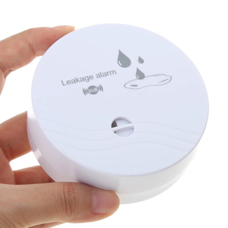 Water Alarm Battery Powered Water Water Detectors Leakage Alarm Durable for Kitchen Bathroom & Water Dispenser Dropship