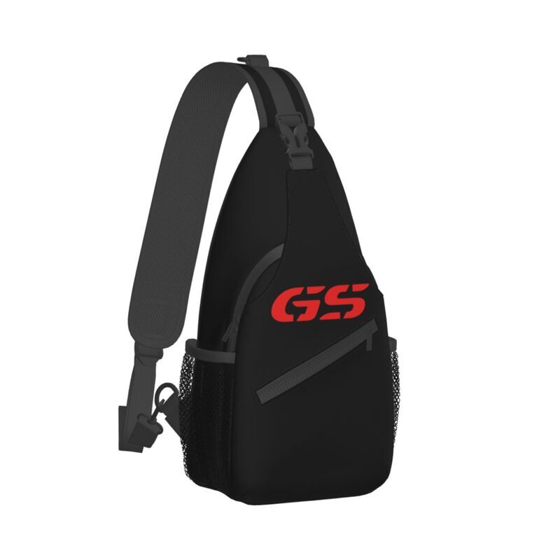 Sac à dos à bandoulière pour homme, sac à bandoulière pour moto, sac à dos de poitrine, sac de jour pour le cyclisme et le camping, Cool Hurrad Biker Initiated, R1200 Adventure GS