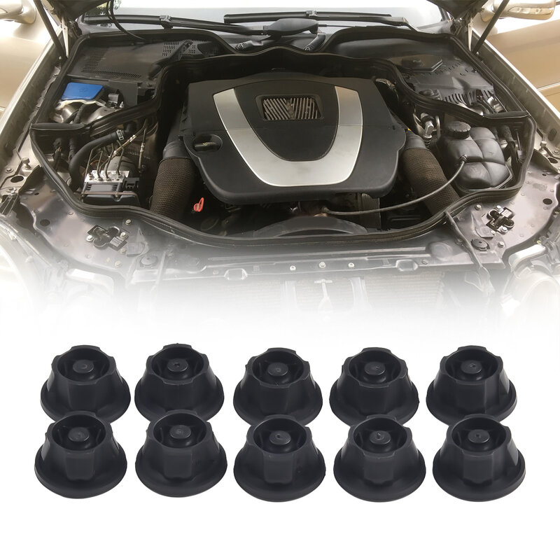 Engine Cover Grommets Bung Absorbers for MERCEDES 6420940785 Compatible with C CLASS (W204) CLS (C218) E CLASS (W212) and More