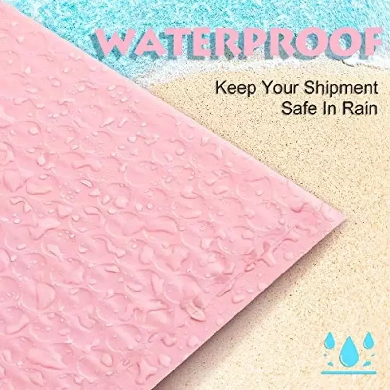 Shockproof Mailers Self Poly Lined Suppli Envelopes Bubble Padded Business Waterproof Mailer Pink Small Seal