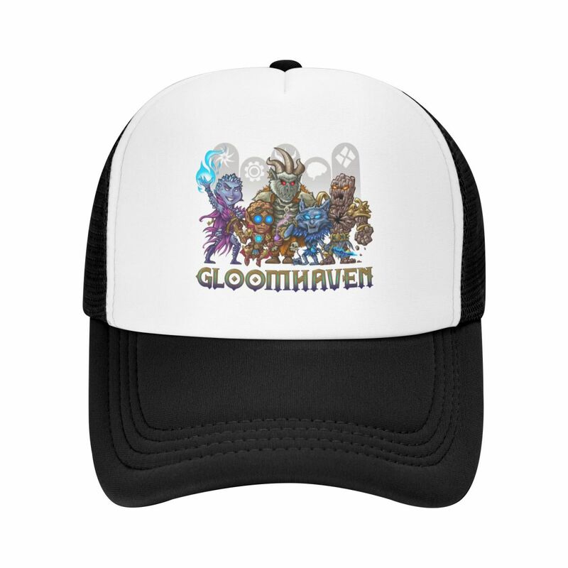 Gloomhaven-보드 게임 야구 모자, 신상 모자, 패셔너블한 자외선 차단 태양열 모자, 비치 모자, 우아한 여성용 모자, 남성용