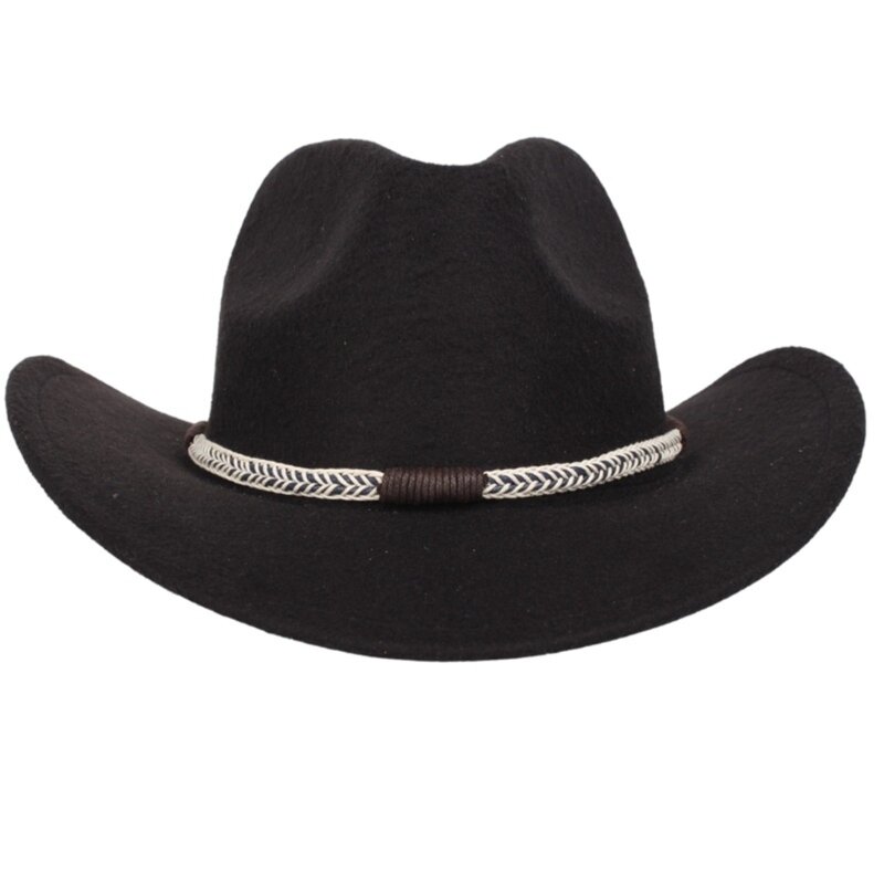Bandes chapeau perlées pour hommes femmes, bandes ceinture chapeau occidental, livraison directe